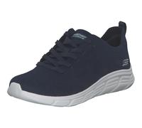 Skechers Bobs B Flex Womens Navy Knitted Trainer - Size 8 UK - Blue