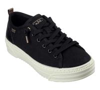 Skechers Bobs Womens Copa Trainers Canvas Shoes Black 114640 UK 3-8