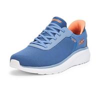 Skechers Bobs Men's Hands Free Slip-ins Squad Chaos-Solid Tour Sneaker, Navy Multi, 11.5