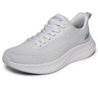 Skechers BOBS Mens Textured Engineered Knit Lace Up Sneakers