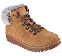 Skechers BOBS Mountain Kiss 113431-BLK Women's Suede Winter Boots, 35.5 EU, Black