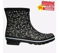 Skechers BOBS Rain Check Misty Eye Womens Girls Fun Fashion Wellingtons Black
