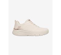 Skechers Women's BOBS Sport Arch Fit Elev8 Sneaker in Off White, Size 7 | Textile/Synthetic, Machine Washable