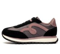 Skechers BOBS Sport Flutter Groove It Classic Retro Jogger Trainers with Memory Foam (Black/Mauve, 5, UK Footwear Size System, Adult, Women, Numeric, Medium, 5)