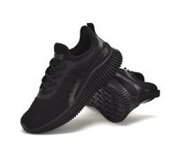 Skechers Bobs Sport Geo New Aesthetics Womens Trainers Black Lace-Up Sneakers