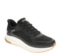 Skechers Slip On Sneaker Shoe for Men BOBS Sport Squad Chaos 4 Slip-Ins in Black, 9.5