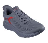 Skechers Bobs Sport Squad Chaos Solid Step Textile Men's Dark Grey Trainers UK 10