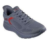 Skechers BOBS Sport Squad Chaos Solid Step Textile Men's Dark Grey Trainers - UK 9 / EU 43 / US 10