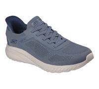 (, ) Skechers BOBS Sport Squad Chaos Solid Step Textile Men's Slate Standard Trainers