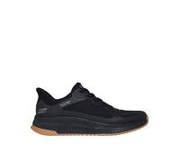 Skechers Men's Hands-Free Slip-ins BOBS Squad 4 Sneaker, Black, 8 UK