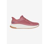 Skechers Women's Bobs Squad 4 Staple Look Slip-in Trainers, Rose Mesh, 4 UK