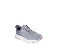 Skechers Bobs Squad 4 Staple Look Trainer In Grey Grey