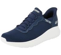 Skechers Bobs Squad Chaos - Daily Hype Hands Free Slip-Ins, Navy, 6 UK Wide