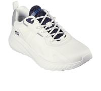 Skechers Mens Bobs Squad Chaos Elevated Drift 118034-Wmlt White/Multi Lace Up Shoes UK 8