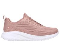 Skechers Women's Bobs Squad Chaos Face Off Sneaker, Blush Engineered Knit, 3 UK
