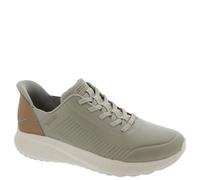 Skechers Men's Squad Chaos-Bungee Slip-ins Sneaker, Taupe, 13