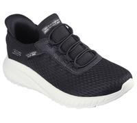 Skechers Bobs Squad Chaos In Color Womens Black/White Slip Ins Casual Trainers