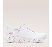 Skechers Bobs Squad Chaos Joy Glow Slip-Ins Trainers BLACK SIZE 3