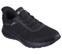 Skechers Men's Hands-Free Slip-ins BOBS Squad Chaos Tough Walk Sneaker, Black Mesh/Trim, 9 UK