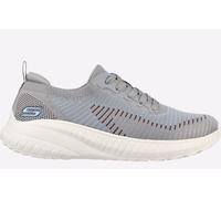 Skechers BOBS Squad Chaos Womens MEMORY FOAM Fitness Gym Trainers Shoes Grey
