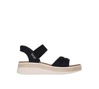 Skechers Women's BOBS Sun RAY Sandal, Black, 6 UK