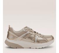 Skechers Bobs Vamos Lace Up Trainer SILVER SIZE 3
