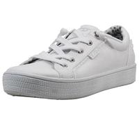 Skechers BOBS Women's B Extra Cute - 2Cute4U Sneaker, White/Silver, 11