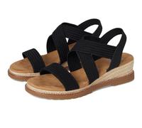 Skechers Women's Shoes Bob's Desert CHILL Uptown Haze – Black Textile/Synthetic – UK 5.5