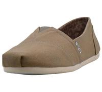 Skechers BOBS Women's Peace and Love Ballet Flat, Taupe, 7.5