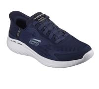 Skechers Men's Bounder 2.0 Emerged Slip-On Sneakers, Navy Mesh/Synthetic, 8 UK Wide