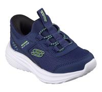 Skechers Bounder Pro Boy's Navy/Lime Trainers UK 9