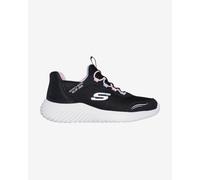 Skechers Girls Bounder Simple Cute Sneaker, Black, 10 UK Child