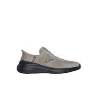 Skechers Bounder Slip-Ins Trainers - Taupe Mesh, Light Brown, Size 8, Men Light Brown