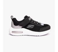Boy's Skechers 403748L/BKSL BOUNDER-TECH Boys Trainers Black/Silver - Size: UK 12.5 small kids