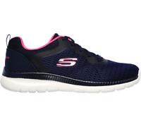 Skechers Bountiful Womens Training Shoes Navy Gym Workout Cushioned Trainers