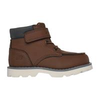 Skechers Bowland - Lil Truxer Boots in Brown, Size 9 | Synthetic/Textile/Metal