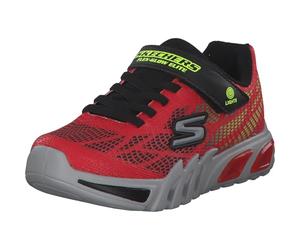 Skechers Boy's 400137l Rdbk Trainers, Red Synthetic Black Yellow Trim, 12.5 UK