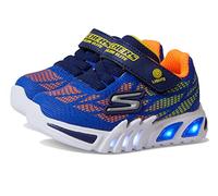 Skechers Boys 400137n Ryor Trainers, Roal Synthetic Orange Yellow Trim, 4 UK