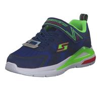 Skechers Boy's 401660l Nvlm Trainers, Navy Textile Lime Red Trim, 1.5 UK