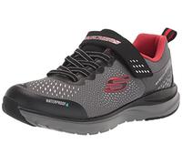 Skechers Boy's 403847l Ccbk Sneaker, Charcoal Textile Black Trim, 12.5 UK