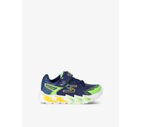 Skechers Boys Blue Other Kids' Flex Glow Bolt Light-up Woven Low-top Trainers Eur 32 / 13 Uk Kids