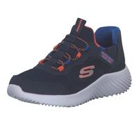 Skechers Boys Bounder Brisk-Burst Sneaker, Navy Blue, 4 UK Child