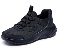Skechers Boys' Bounder Brisk-Burst Trainer, Black, 11 UK Child