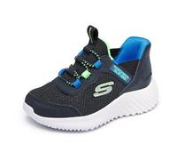 Skechers Boys' Bounder Brisk-Burst Trainer, Black, 3 UK Child