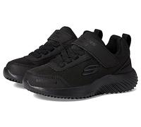 Skechers Boy's Bounder Dripper Drop Sneakers, Black Synthetic/Textile/Black Trim, 13.5 UK Child