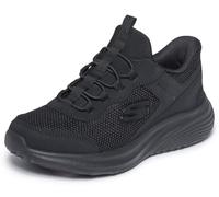 Skechers Boy's Bounder Pro Trainers, Black Synthetic Black Textile Trim, 4.5 UK Child