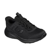 Skechers Boy's Bounder PRO Trainers, Black Synthetic/Black Textile/Trim, 5 UK Child