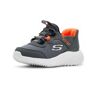 Skechers boys Bounder Sneaker, Charcoal/Orange, 5 UK