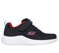 Skechers Boy's Bounder - Techrox Sneaker in Black, Size 13.5 | Synthetic/Textile, Machine Washable