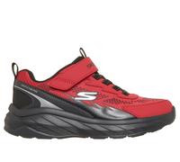Skechers Boy's Boundless - Strike Flow Sneaker in Red/Black, Size 10 | Synthetic/Textile, Machine Washable